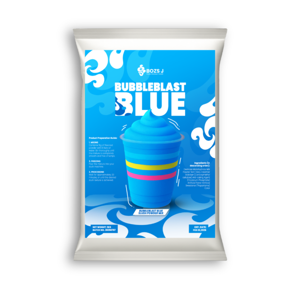 Bubbleblast Blue Slush Powder Mix