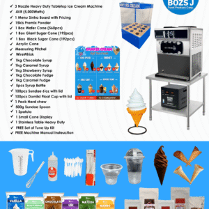 COMPLETE SOFT SERVE ICE CREAM BUSINESS PACKAGE – ₱98,000