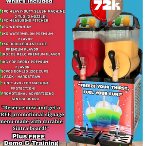 Slush Business Package – ₱72,000