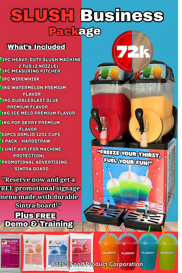 Slush Business Package – ₱72,000